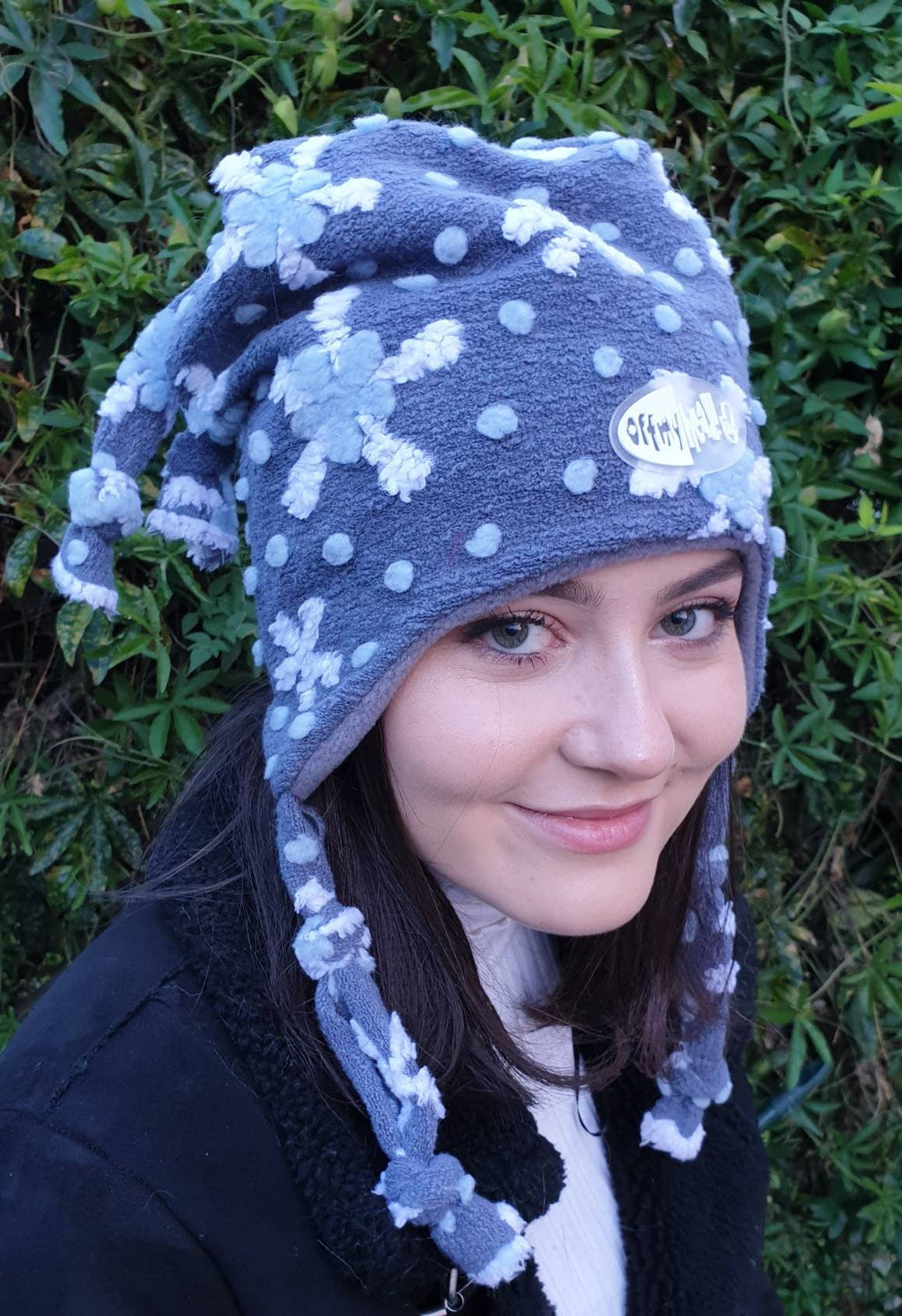 Snowflake 'Trish' Boucle Hat with Polar Fleece Lining