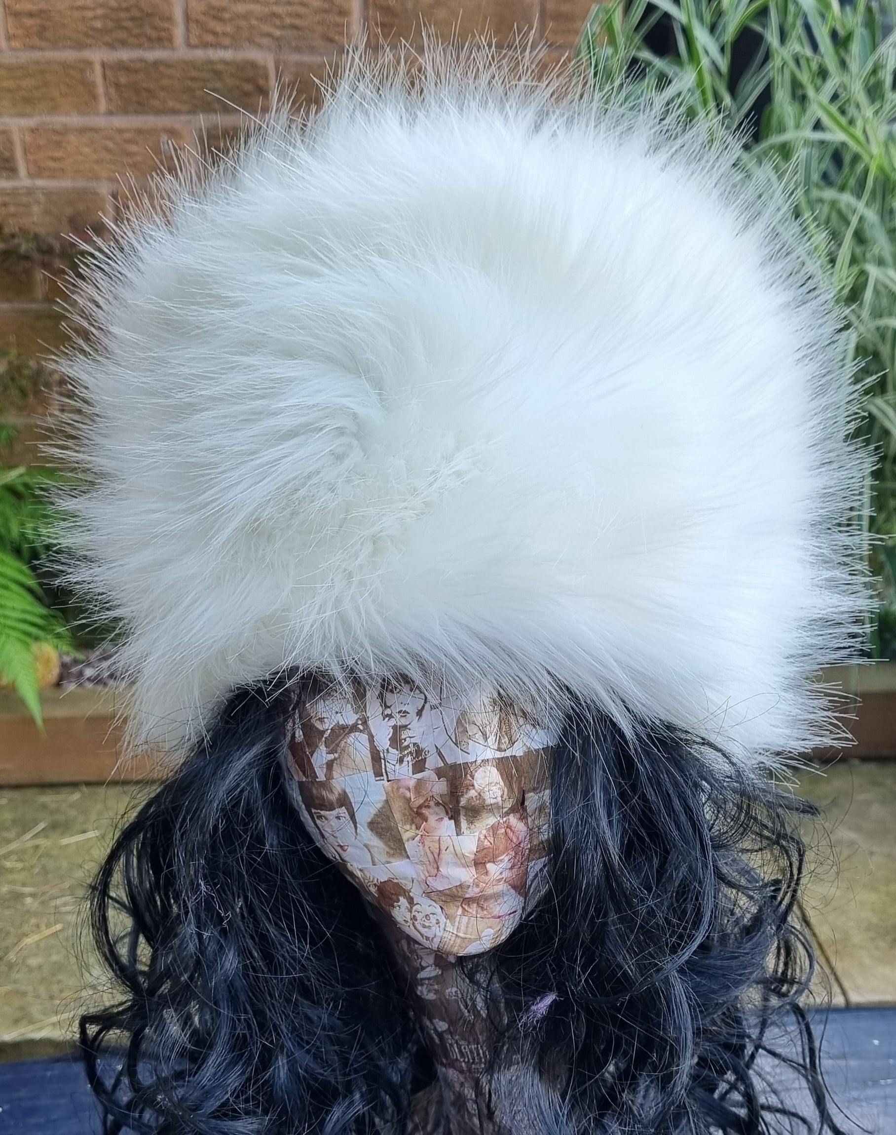 Fluffy Cream - Ivory- Luxury Faux Fur Hat -Polar Fleece Lining-Fur Hat-Fake Fur Hat-Winter Hat-Long Fur Hat-Cossack Hat-Cream Fur Hat