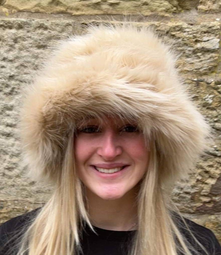 Caramel Fuzzy Bucket Hat-Festival Hat-Floppy Hat-Fur Hat-Fake Fur Hat-Rave Hat-Gold Bucket Hat-Cream Fur Hat-vegan friendly hat-