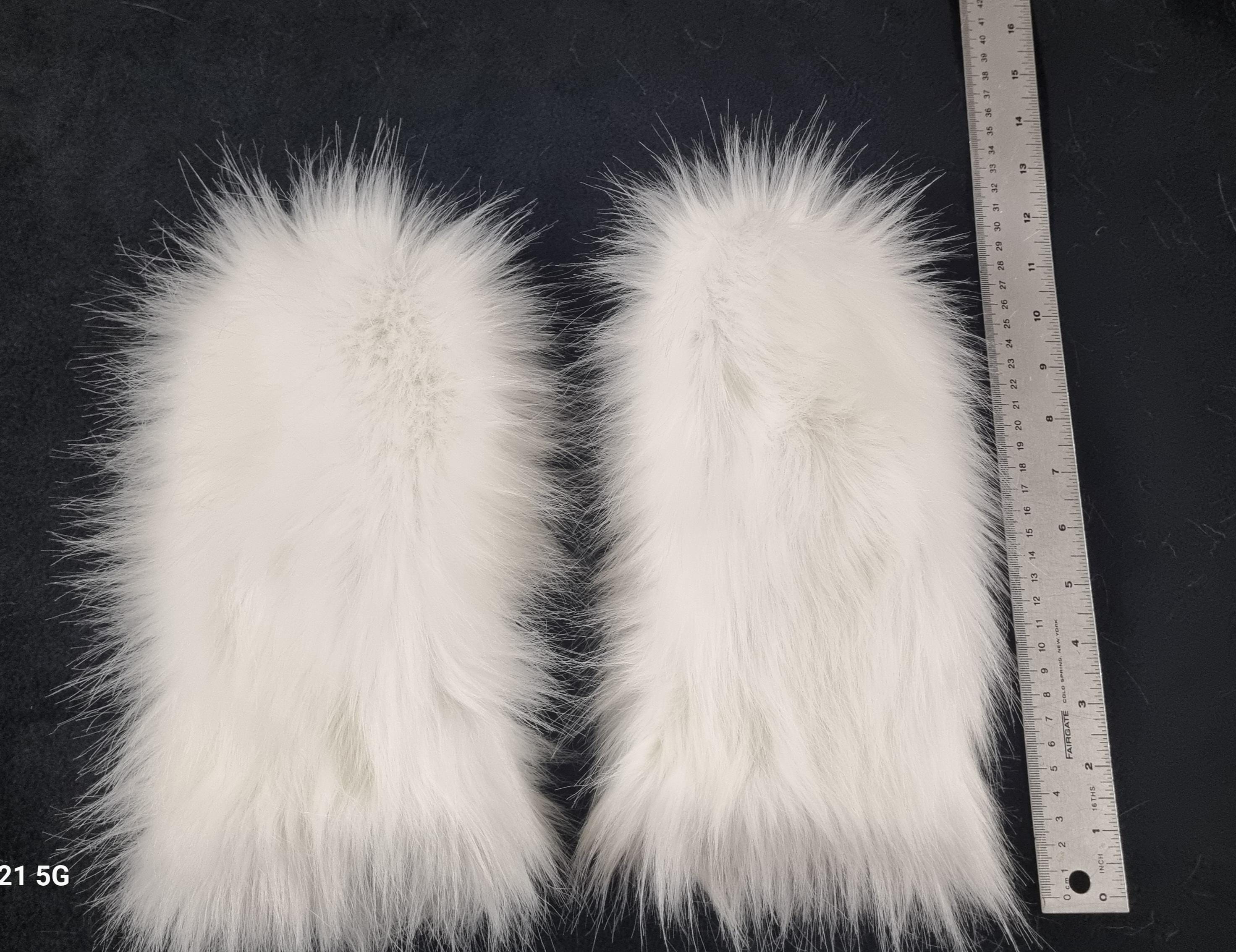 Gorgeous Fluffy Mittens in Luxury White Faux Fur