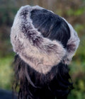 Faux Chinchilla Fur Headband | Fleece Lined Ear Warmer | Handmade in England