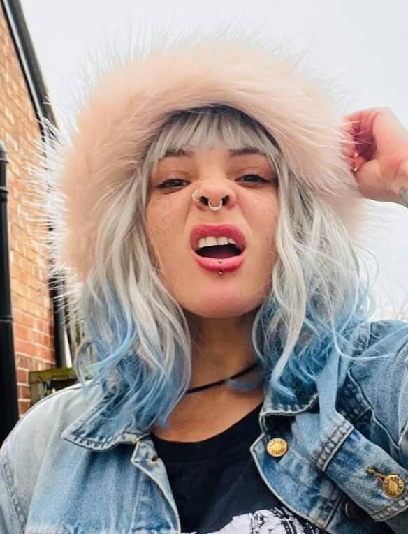 Dusky Pink Fuzzy Bucket Hat-Festival Hat-Floppy Hat-Fur Hat-Fake Fur Hat-Rave Hat-Pink Bucket Hat-Pink Fur Hat-vegan friendly hat