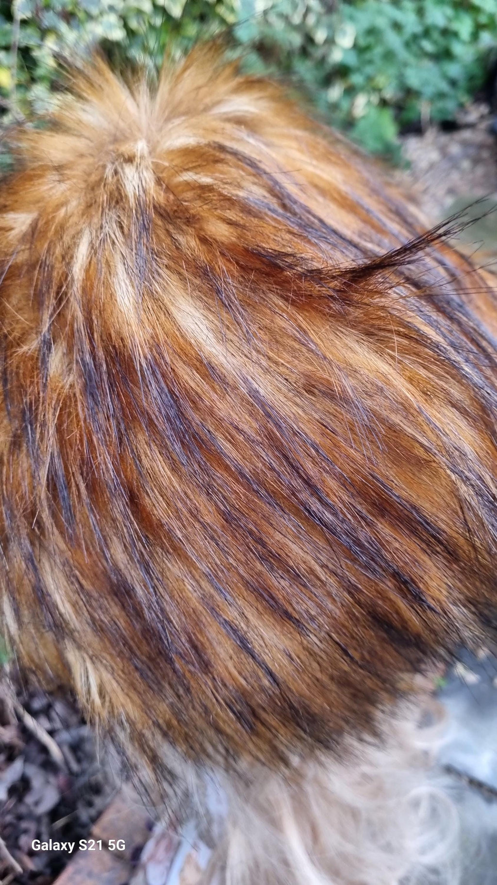 Fake Red Fox Fabric  Faux Fur Hat-Fleece Lining- Winter Fur Hat-Fox Fur Hat-Yellow-Cruelty Free-Vegan Fabric