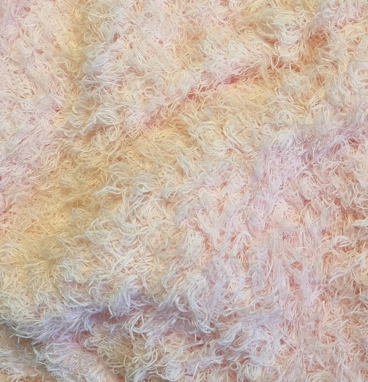 Curly Frills Baby Pink Faux Fur Bucket Hat-Festival Hat-Floppy Hat-Fur Hat-Fake Fur Hat-Rave Hat-Pink Fur Hat-Baby Pink Fur-Y2K Vegan Hat