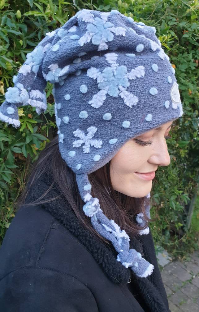 Snowflake 'Trish' Boucle Hat with Polar Fleece Lining